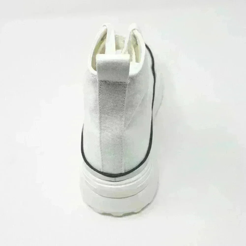 BRAND NEW IN BOX  Steve Madden Molliee Sneaker White Fabric - Picture 5 of 9
